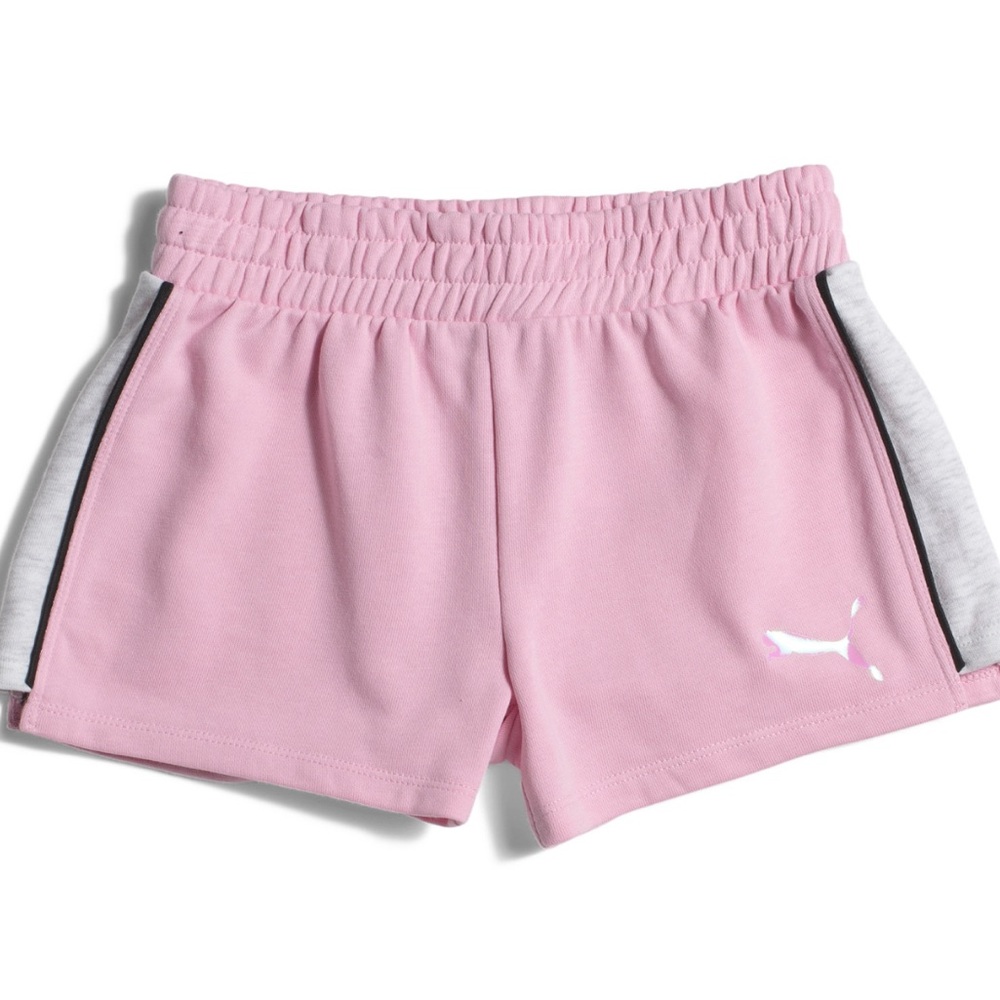 Big Girls Puma Core Pack French Terry Shorts Size Large NWT